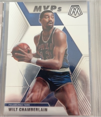 2019-20 Panini Mosaic MVPs #300 Wilt Chamberlain — front