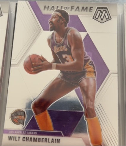 2019-20 Panini Mosaic Hall of Fame #285 Wilt Chamberlain — front
