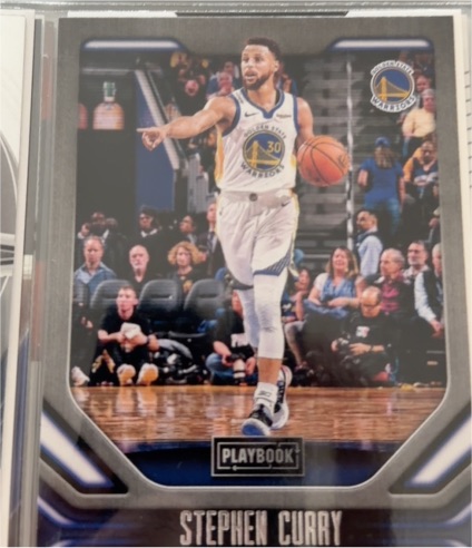 2019-20 Panini Chronicles Playbook #166 Stephen Curry — front