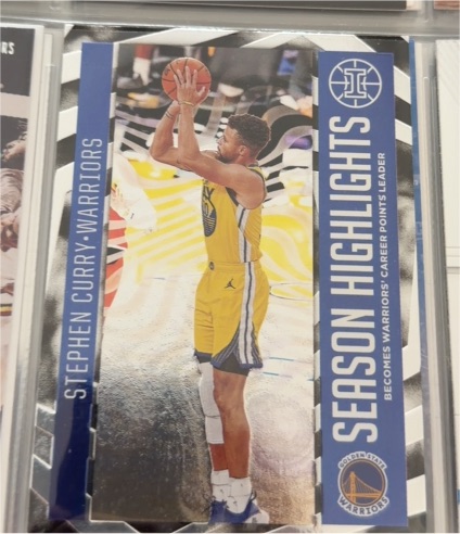 2020-21 Panini Illusions #3 Stephen Curry Season Highlights — front