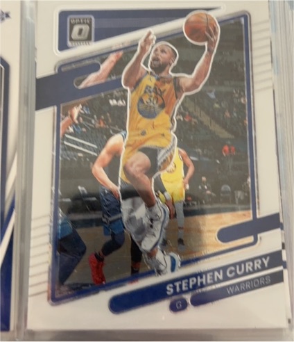 2021-22 Panini Donruss Optic #128 Stephen Curry — front
