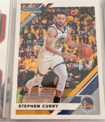2019-20 Panini Donruss #64 Stephen Curry — front