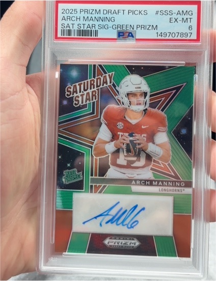 2025 Panini Prizm Draft Picks #SSS-AMG Arch Manning — front