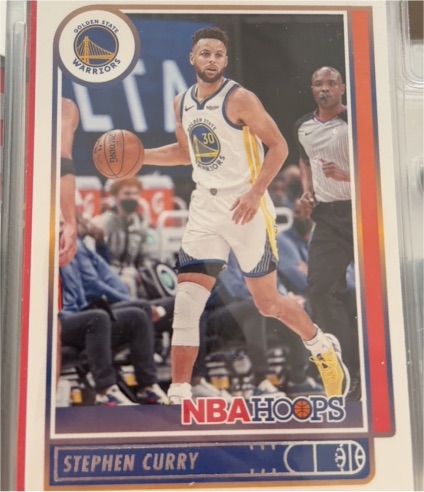 2021-22 Panini NBA Hoops #18 Stephen Curry — front