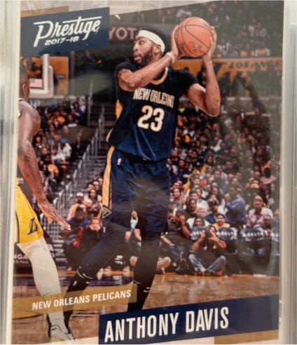 2017-18 Panini Prestige #96 Anthony Davis — front