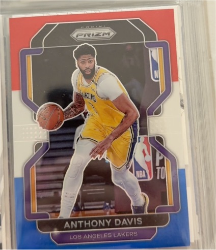 2021-22 Panini Prizm #53 Anthony Davis — front