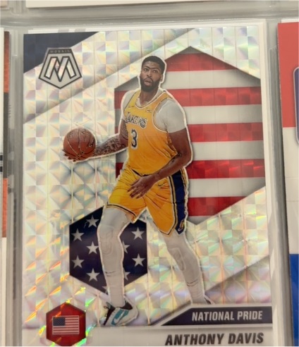 2020-21 Panini Mosaic #250 Anthony Davis National Pride — front