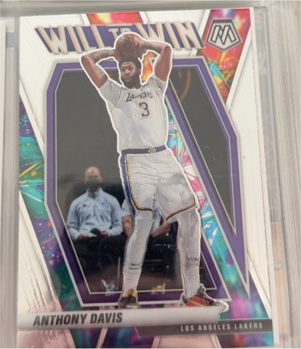2020-21 Panini Mosaic #20 Anthony Davis — front