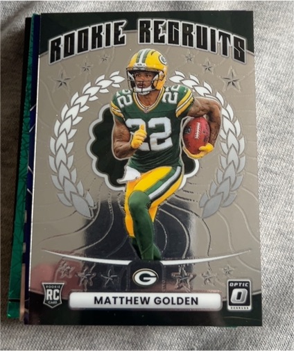 2025 Panini Donruss Optic #8 Matthew Golden Rookie Recruits — front