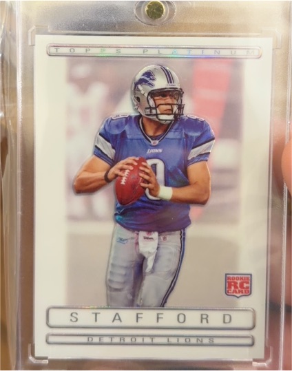 2009 Topps Platinum #125 Matthew Stafford — front