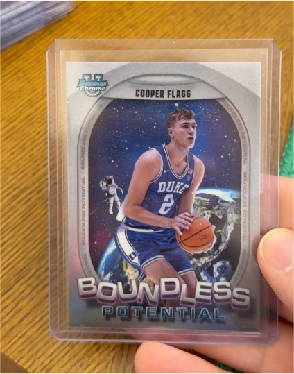 2024-25 Bowman University Chrome Boundless Potential #BP-3 Cooper Flagg — front