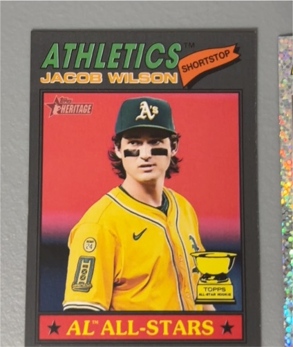 2026 Topps Heritage #17 Jacob Wilson — front