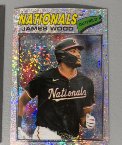 2026 Topps Heritage #295 James Wood — front