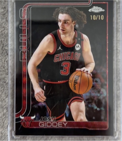 2025 Topps Chrome #10 Josh Giddey — front