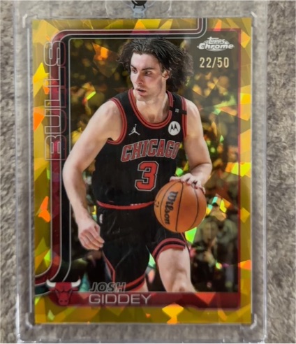 2025-26 Topps Chrome #3 Josh Giddey — front