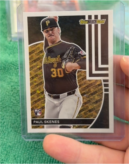 2024 Topps Update Series Black Gold #BG-17 Paul Skenes — front