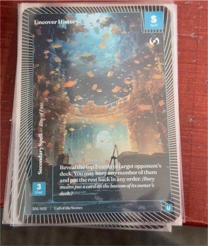 Wonders of the First Uncover History #301 — front