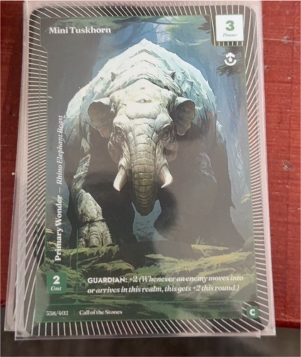 2025 Wonders of the First #538 Mini Tuskhorn — front