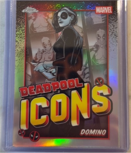 2025 Topps Chrome Deadpool Icons #DI-3 Domino — front