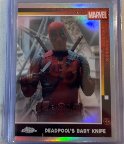 2025 Topps Chrome #72 Deadpool's Baby Knife — front