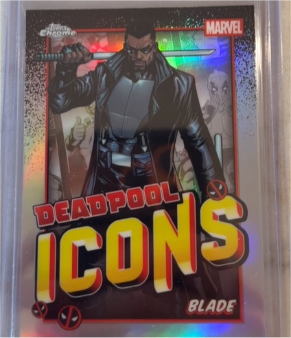2025 Topps Chrome Deadpool Icons #DI-8 Blade — front