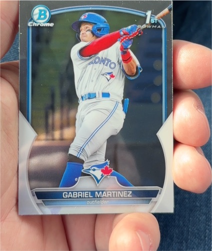 2023 Bowman Chrome Prospects #BCP-45 Gabriel Martinez — front