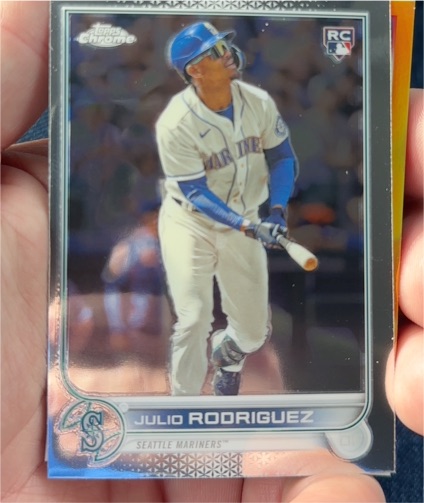 2022 Topps Chrome Update #USC150 Julio Rodriguez — front