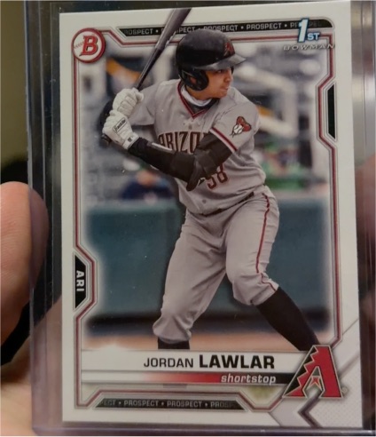 2021 Bowman Draft #BD-194 Jordan Lawlar — front