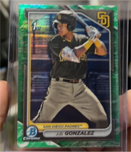 2024 Bowman Chrome #BCP-111 J.D. Gonzalez — front