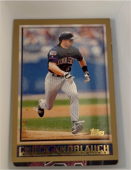 1998 Topps #309 Chuck Knoblauch — front