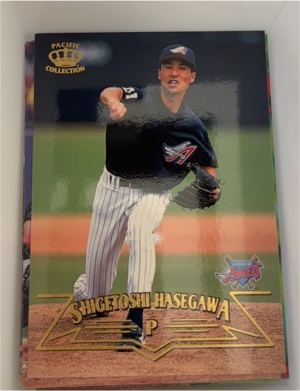 1998 Pacific Crown Collection #8 Shigetoshi Hasegawa — front