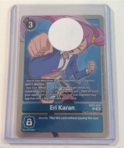 2023 Digimon Card Game BT23-079 Eri Karan — front