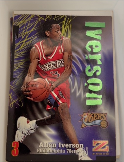 1997-98 SkyBox Z-Force #100 Allen Iverson — front