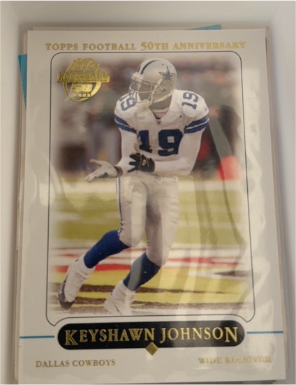 2005 Topps 50th Anniversary #97 Keyshawn Johnson — front