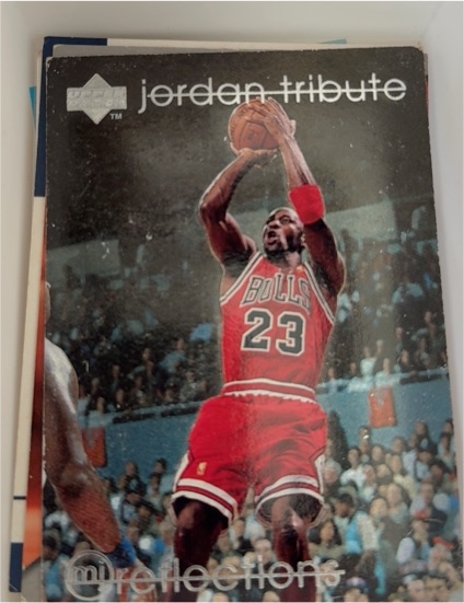 1997-98 Upper Deck Michael Jordan Tribute #MJ65 Michael Jordan — front
