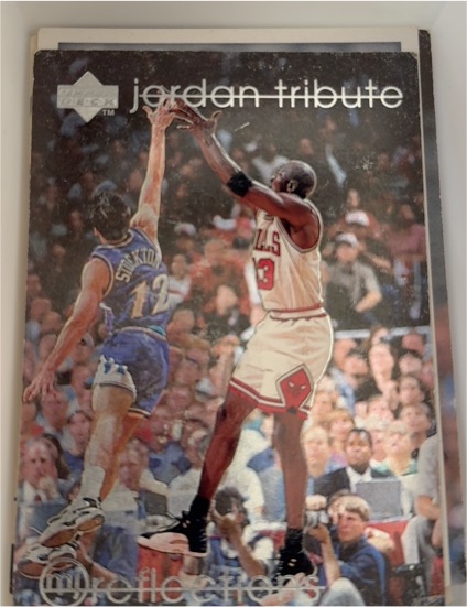 1997-98 Upper Deck Michael Jordan Tribute #MJ75 Michael Jordan — front