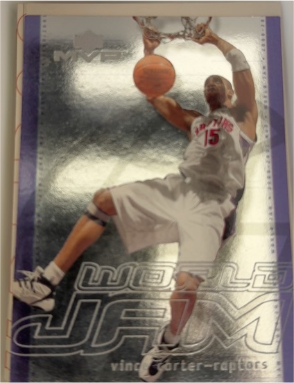 2000-01 Upper Deck MVP World Jam #WJ2 Vince Carter — front