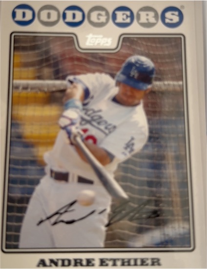 2008 Topps #605 Andre Ethier — front