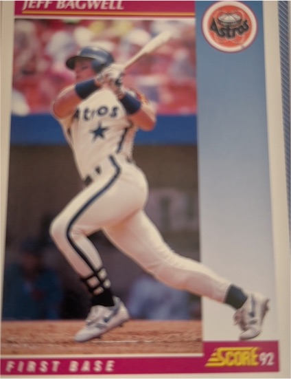 1992 Score #576 Jeff Bagwell — front