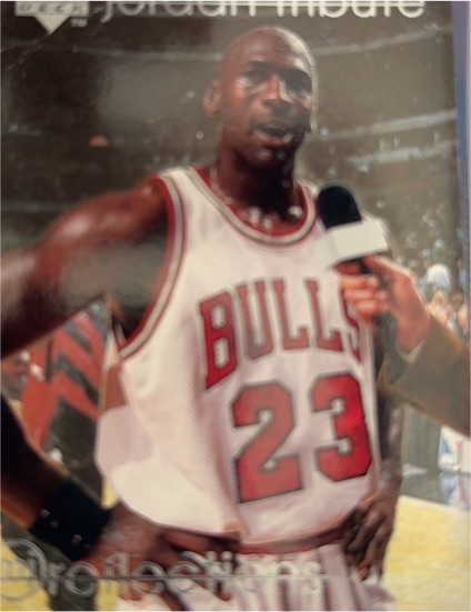 1997-98 Upper Deck Michael Jordan Tribute #MJ76 Michael Jordan — front