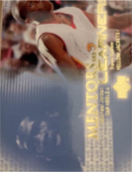 2003 Upper Deck Mentors and Learners #ML1 Michael Jordan LeBron James — front