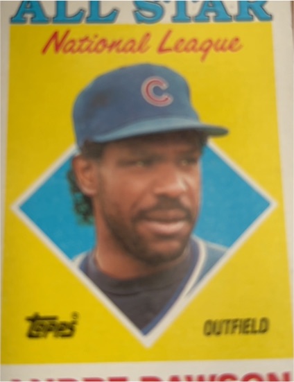 1988 Topps #401 Andre Dawson — front