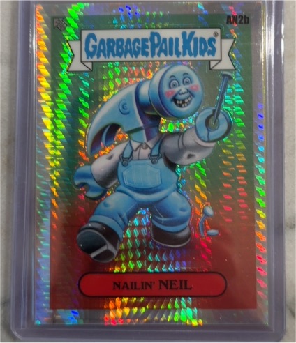 2021 Topps Chrome Garbage Pail Kids Series 4 #AN2b Nailin' Neil — front