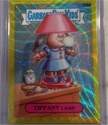 2021 Topps Chrome Garbage Pail Kids Series 4 #148b Tiffany Lamp — front