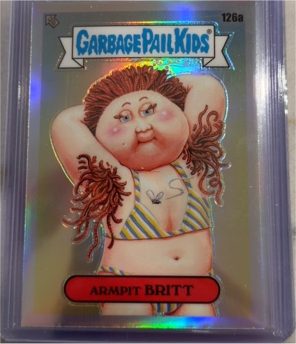 2021 Topps Garbage Pail Kids Chrome Series 4 #126a Armpit Britt — front