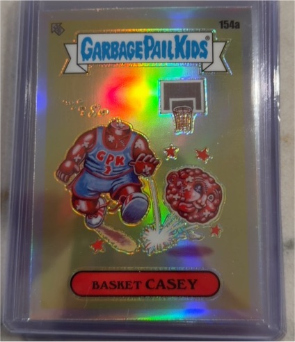 2021 Topps Garbage Pail Kids Chrome Series 4 #154a Basket Casey — front
