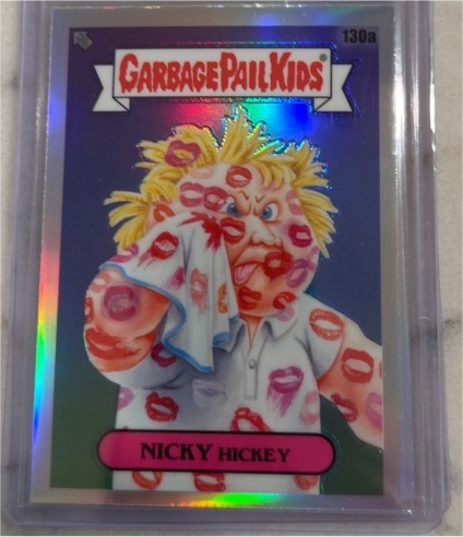 2021 Topps Chrome Garbage Pail Kids Series 4 #130a Nicky Hickey — front