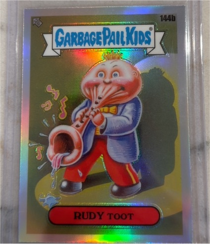 2021 Topps Chrome Garbage Pail Kids Series 4 #144b Rudy Toot — front