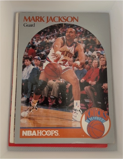 1990-91 NBA Hoops #205 Mark Jackson — front