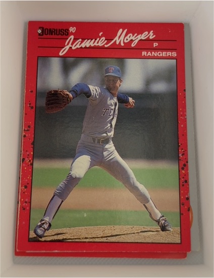 1990 Donruss #378 Jamie Moyer Texas Rangers — front